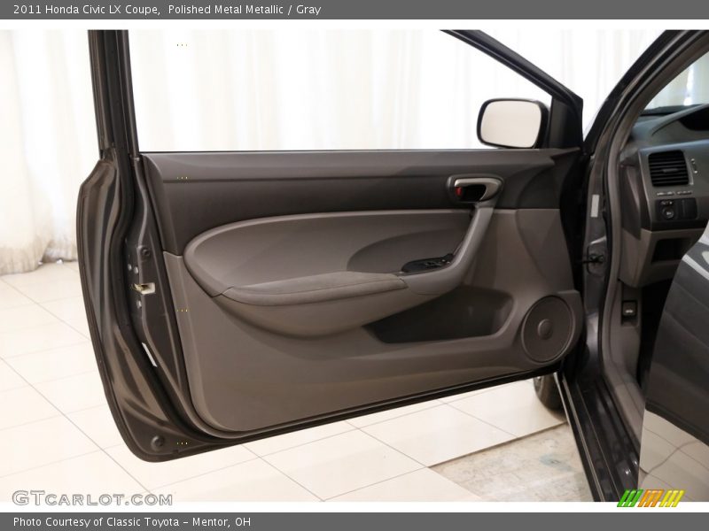 Polished Metal Metallic / Gray 2011 Honda Civic LX Coupe