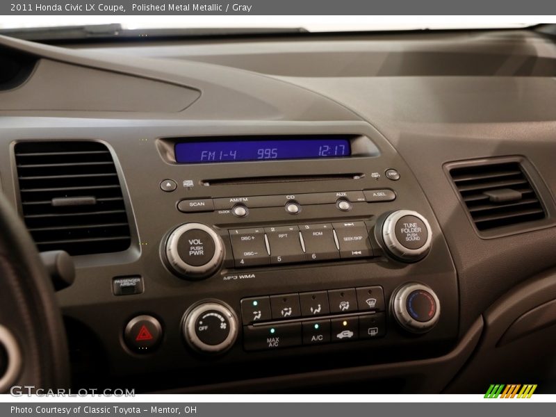 Polished Metal Metallic / Gray 2011 Honda Civic LX Coupe
