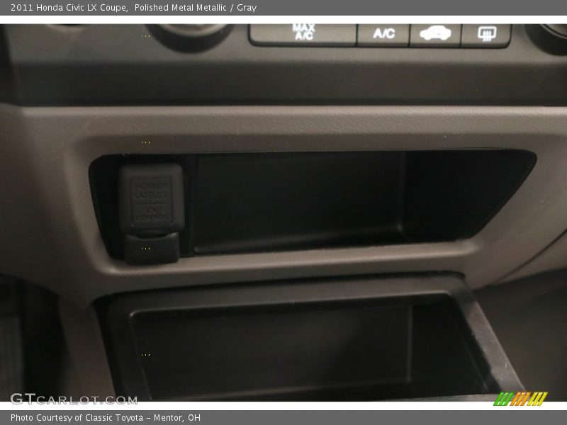 Polished Metal Metallic / Gray 2011 Honda Civic LX Coupe
