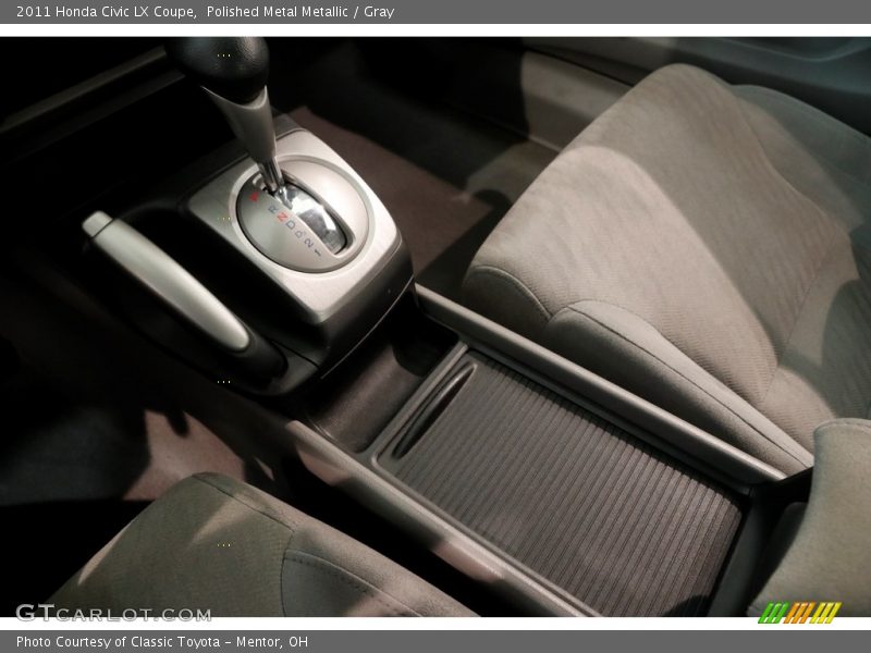 Polished Metal Metallic / Gray 2011 Honda Civic LX Coupe