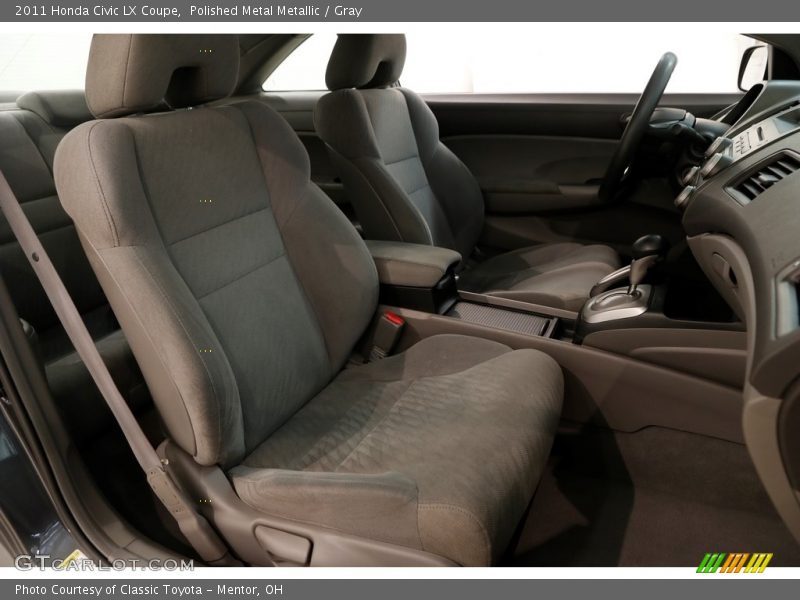 Polished Metal Metallic / Gray 2011 Honda Civic LX Coupe