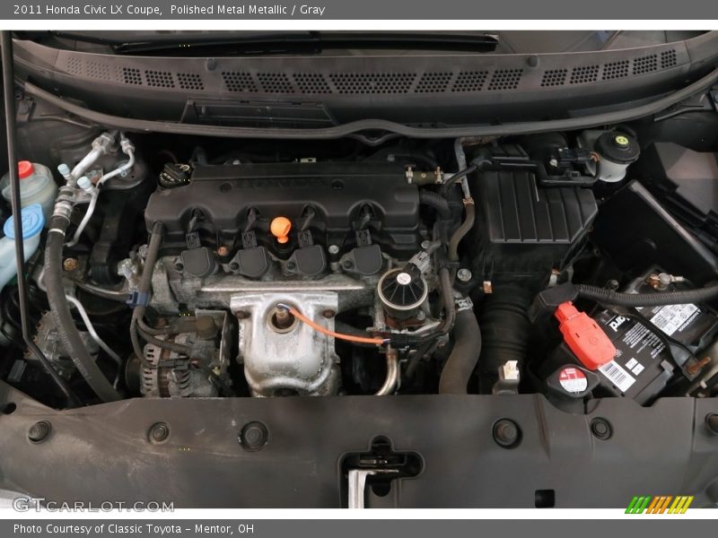 Polished Metal Metallic / Gray 2011 Honda Civic LX Coupe