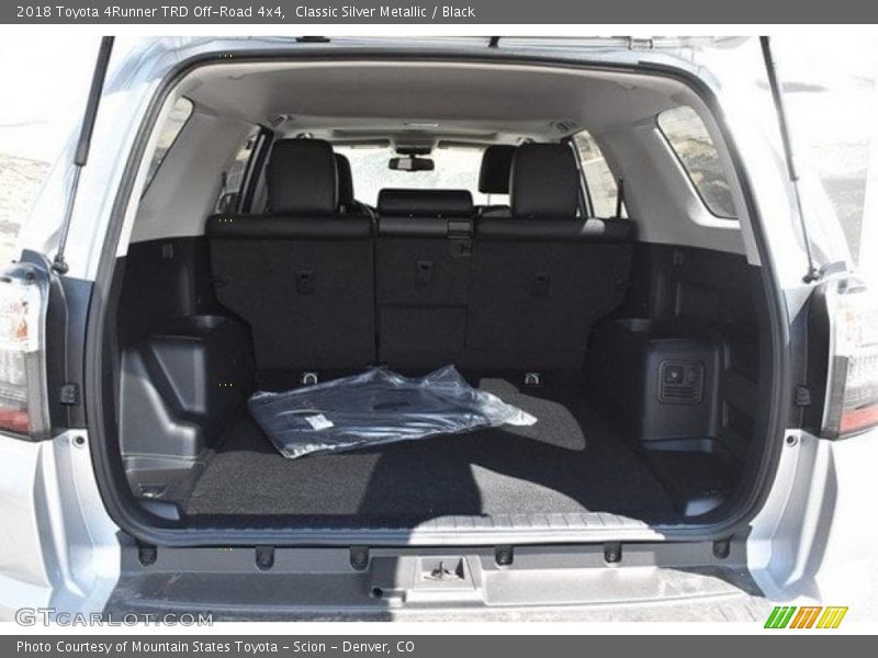 Classic Silver Metallic / Black 2018 Toyota 4Runner TRD Off-Road 4x4