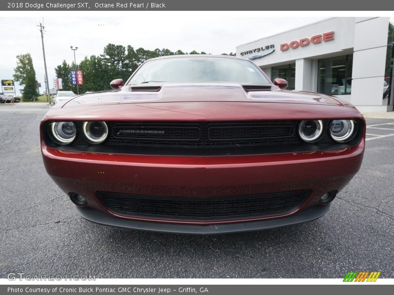 Octane Red Pearl / Black 2018 Dodge Challenger SXT