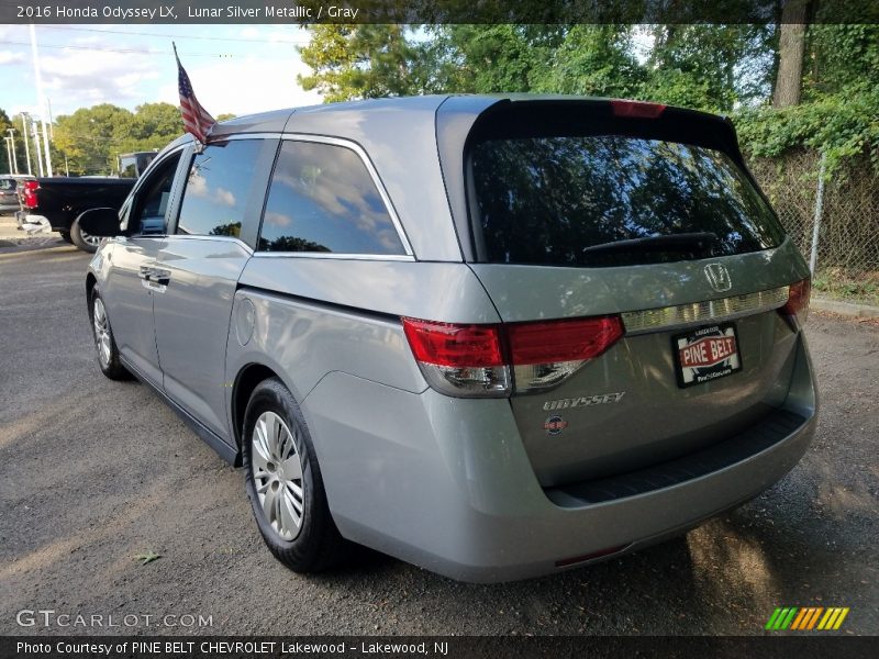 Lunar Silver Metallic / Gray 2016 Honda Odyssey LX