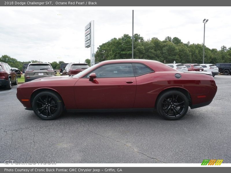 Octane Red Pearl / Black 2018 Dodge Challenger SXT