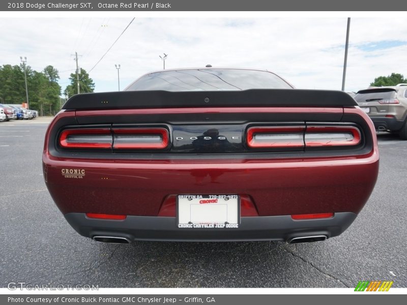 Octane Red Pearl / Black 2018 Dodge Challenger SXT