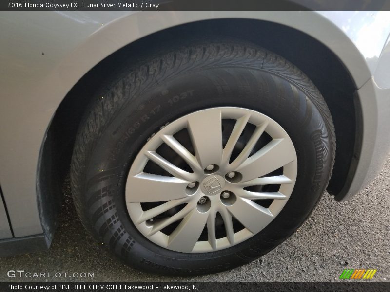 Lunar Silver Metallic / Gray 2016 Honda Odyssey LX