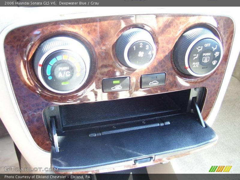 Deepwater Blue / Gray 2006 Hyundai Sonata GLS V6