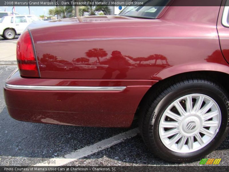 Dark Toreador Red Metallic / Medium Light Stone 2008 Mercury Grand Marquis LS