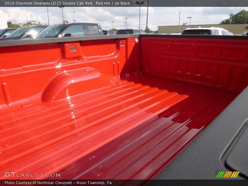 Red Hot / Jet Black 2019 Chevrolet Silverado LD LT Double Cab 4x4