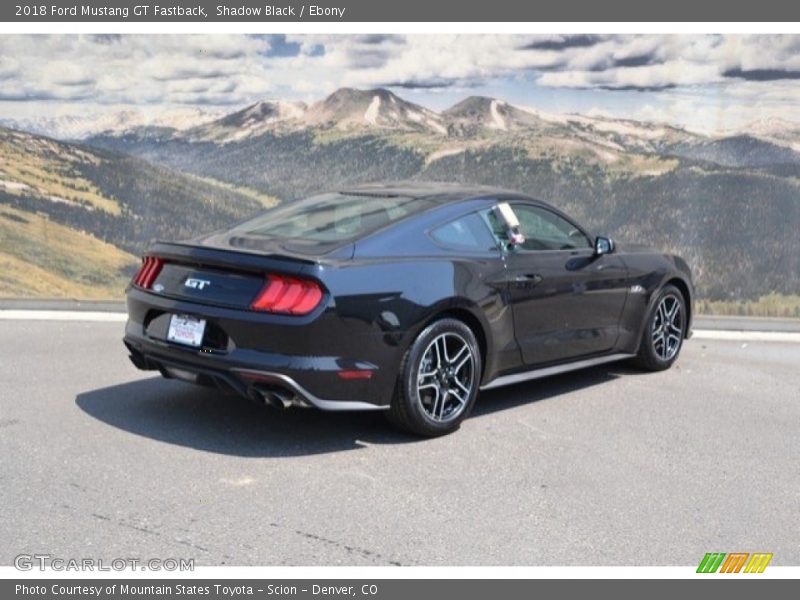 Shadow Black / Ebony 2018 Ford Mustang GT Fastback
