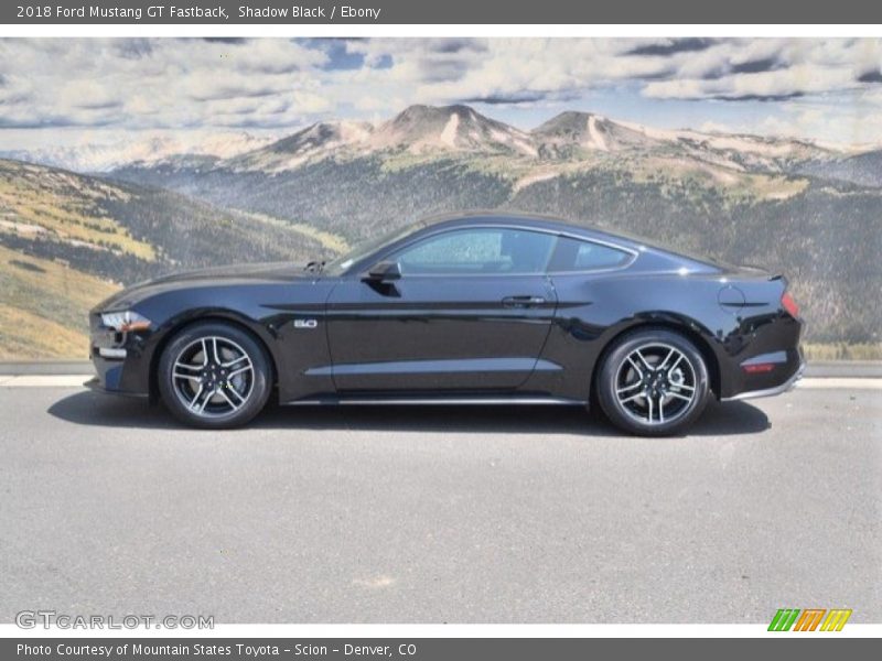 Shadow Black / Ebony 2018 Ford Mustang GT Fastback
