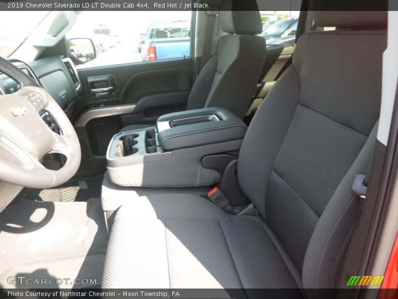 Red Hot / Jet Black 2019 Chevrolet Silverado LD LT Double Cab 4x4