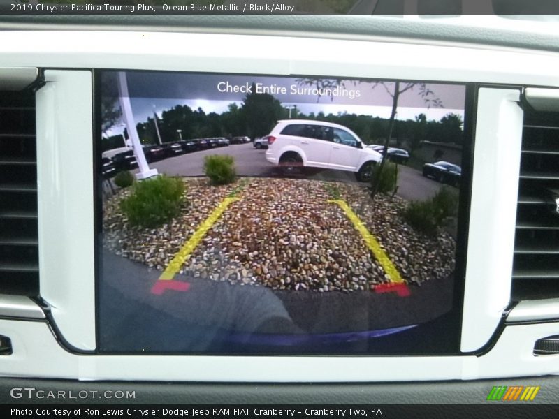 Ocean Blue Metallic / Black/Alloy 2019 Chrysler Pacifica Touring Plus
