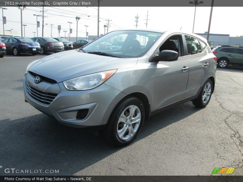 Graphite Gray / Black 2011 Hyundai Tucson GL