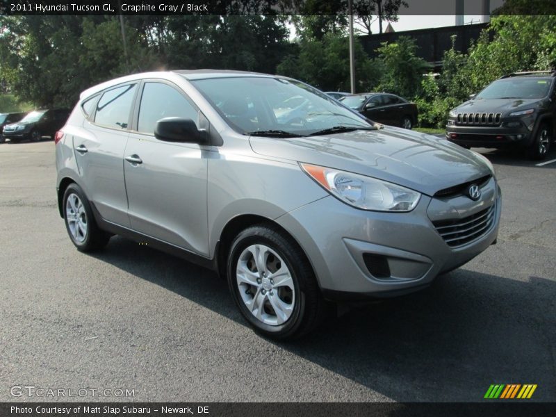 Graphite Gray / Black 2011 Hyundai Tucson GL