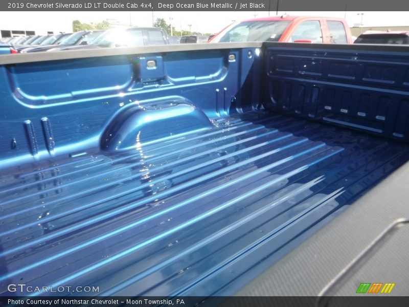 Deep Ocean Blue Metallic / Jet Black 2019 Chevrolet Silverado LD LT Double Cab 4x4