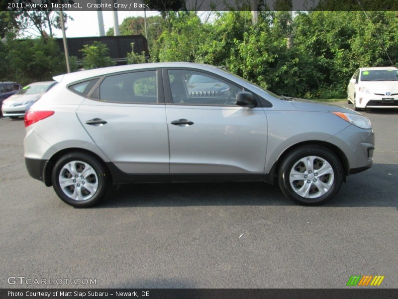 Graphite Gray / Black 2011 Hyundai Tucson GL