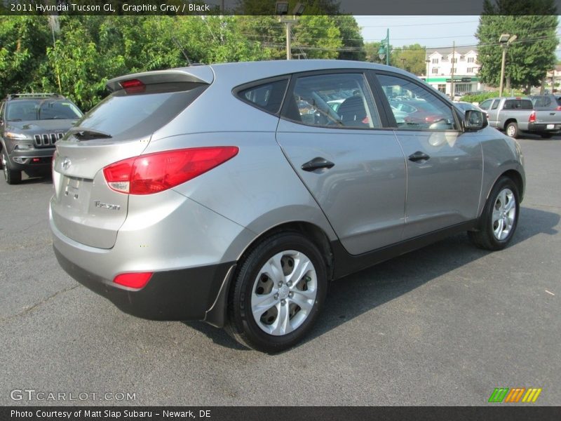 Graphite Gray / Black 2011 Hyundai Tucson GL