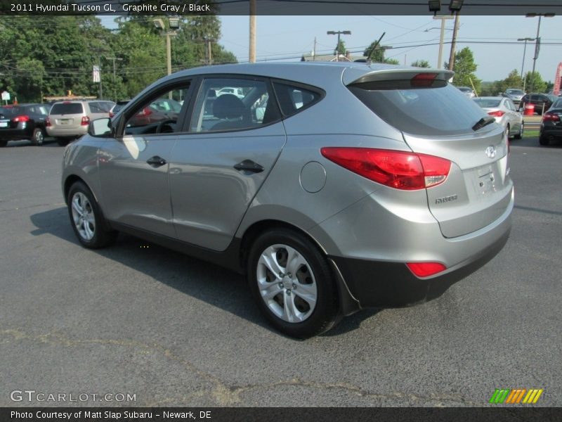 Graphite Gray / Black 2011 Hyundai Tucson GL