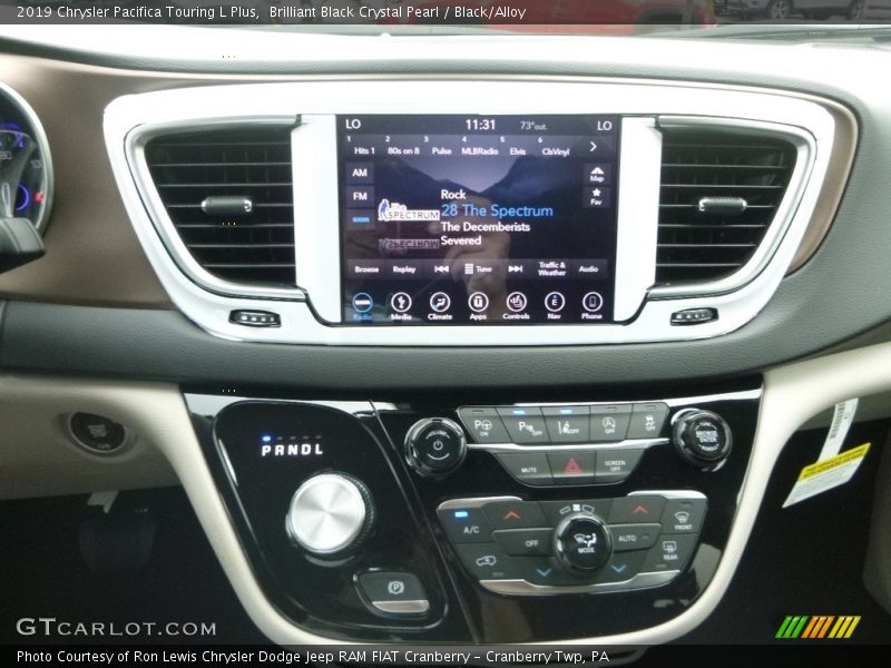 Controls of 2019 Pacifica Touring L Plus