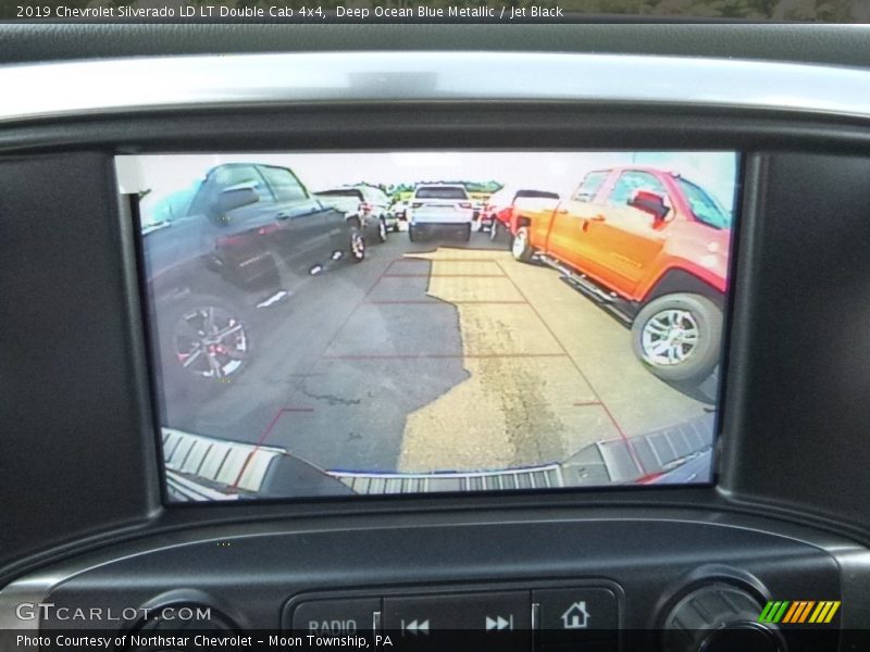 Deep Ocean Blue Metallic / Jet Black 2019 Chevrolet Silverado LD LT Double Cab 4x4