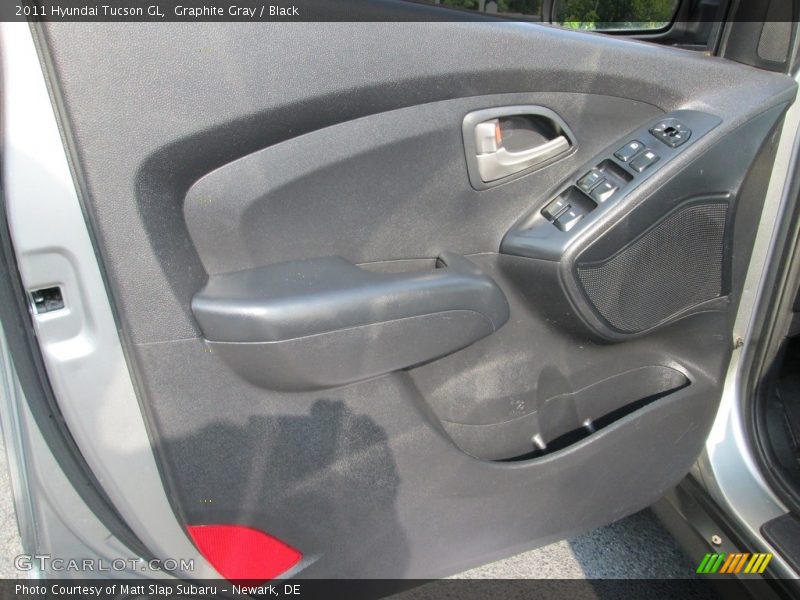 Graphite Gray / Black 2011 Hyundai Tucson GL