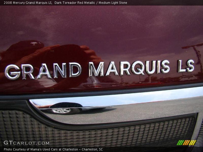 Dark Toreador Red Metallic / Medium Light Stone 2008 Mercury Grand Marquis LS