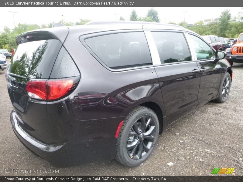 Dark Cordovan Pearl / Black/Alloy 2019 Chrysler Pacifica Touring L Plus