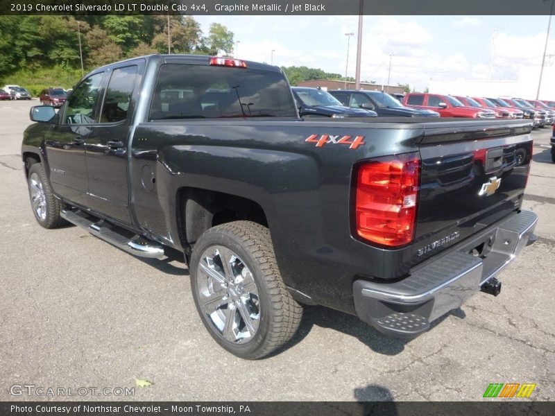 Graphite Metallic / Jet Black 2019 Chevrolet Silverado LD LT Double Cab 4x4
