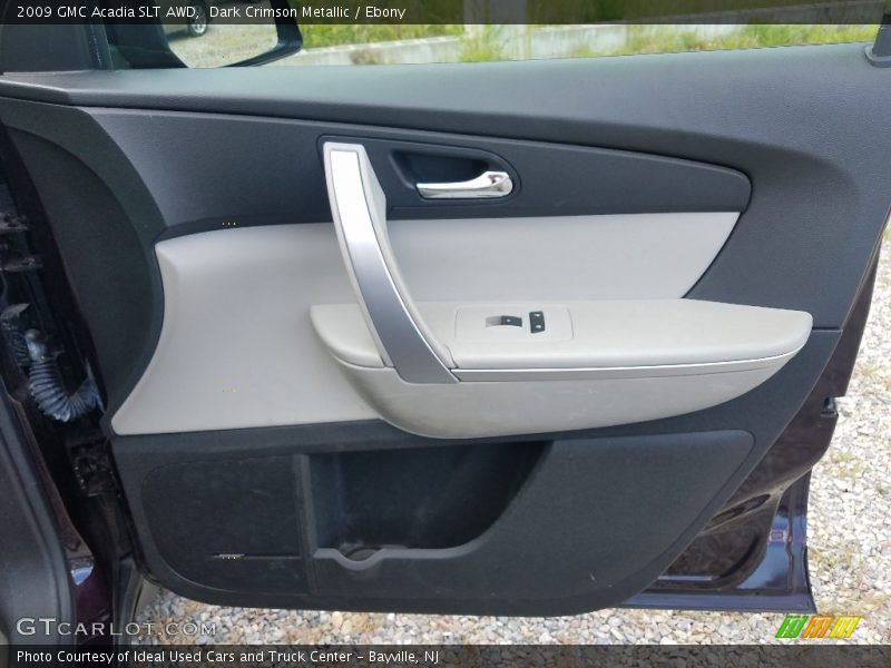 Dark Crimson Metallic / Ebony 2009 GMC Acadia SLT AWD
