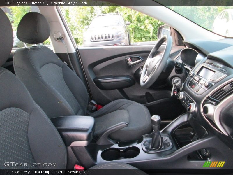 Graphite Gray / Black 2011 Hyundai Tucson GL