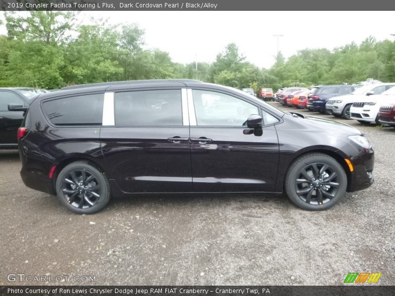 Dark Cordovan Pearl / Black/Alloy 2019 Chrysler Pacifica Touring L Plus