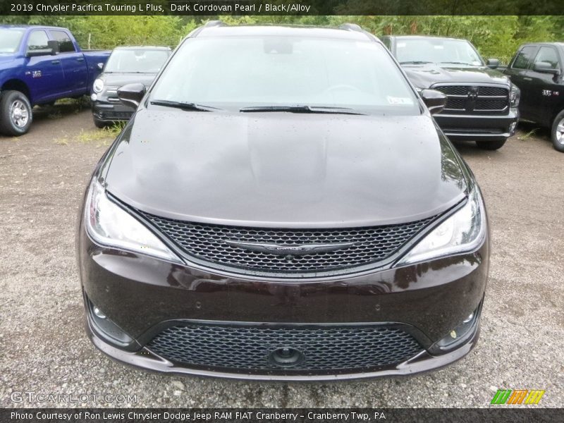 Dark Cordovan Pearl / Black/Alloy 2019 Chrysler Pacifica Touring L Plus