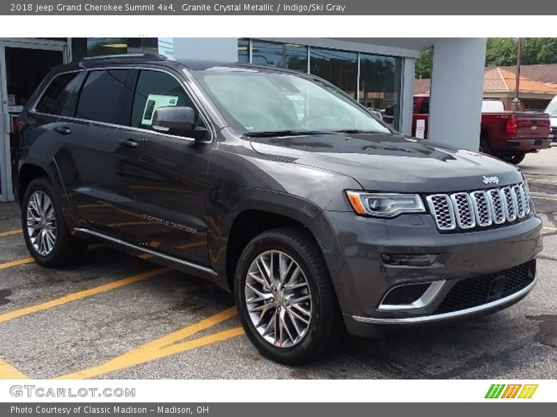 Granite Crystal Metallic / Indigo/Ski Gray 2018 Jeep Grand Cherokee Summit 4x4