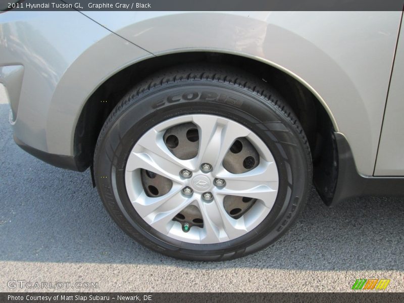 Graphite Gray / Black 2011 Hyundai Tucson GL