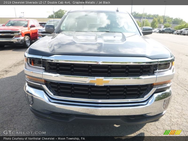 Graphite Metallic / Jet Black 2019 Chevrolet Silverado LD LT Double Cab 4x4
