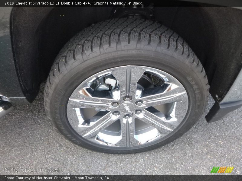 Graphite Metallic / Jet Black 2019 Chevrolet Silverado LD LT Double Cab 4x4