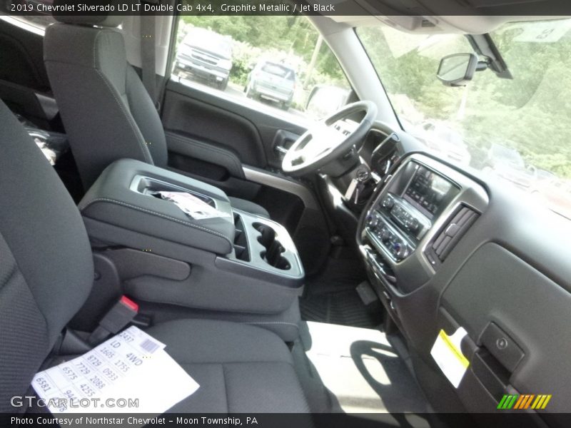 Graphite Metallic / Jet Black 2019 Chevrolet Silverado LD LT Double Cab 4x4