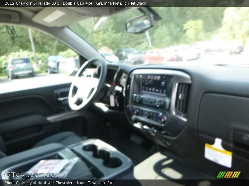 Graphite Metallic / Jet Black 2019 Chevrolet Silverado LD LT Double Cab 4x4