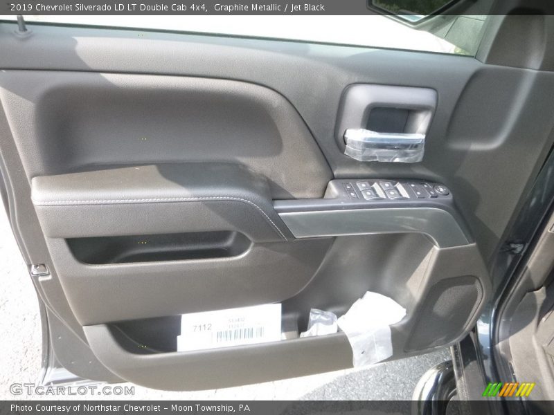 Graphite Metallic / Jet Black 2019 Chevrolet Silverado LD LT Double Cab 4x4
