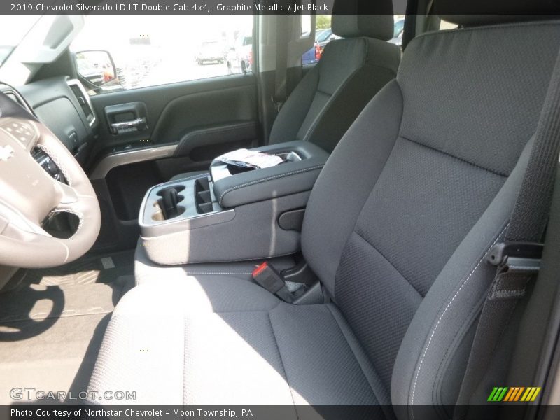 Graphite Metallic / Jet Black 2019 Chevrolet Silverado LD LT Double Cab 4x4