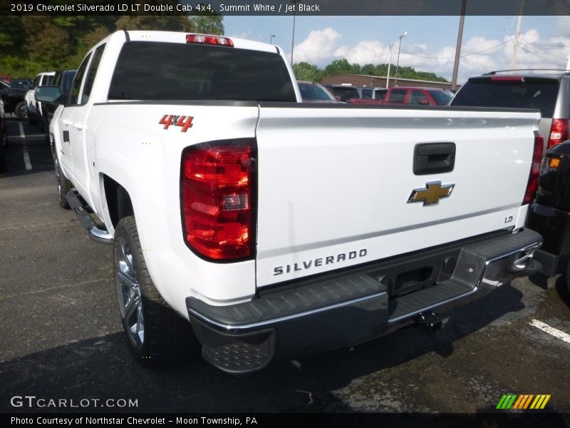 Summit White / Jet Black 2019 Chevrolet Silverado LD LT Double Cab 4x4