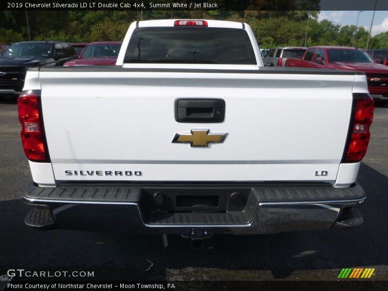 Summit White / Jet Black 2019 Chevrolet Silverado LD LT Double Cab 4x4