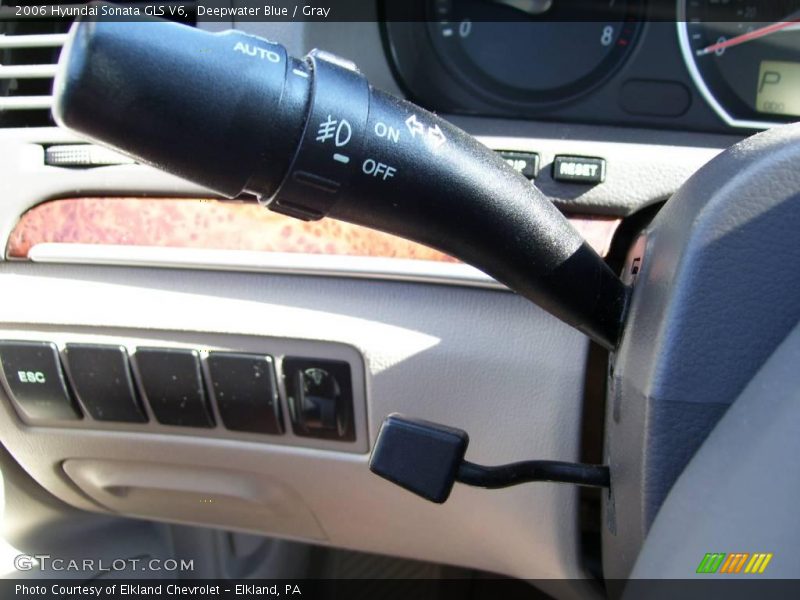 Deepwater Blue / Gray 2006 Hyundai Sonata GLS V6