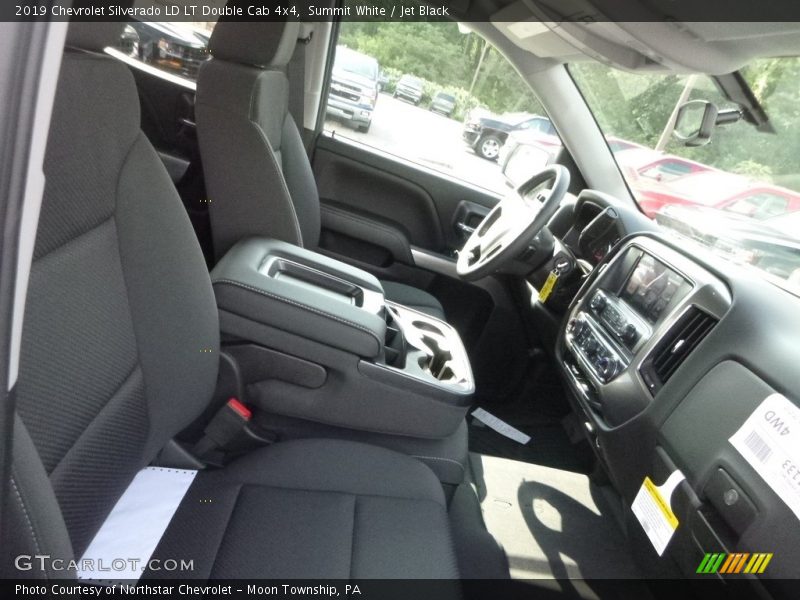 Summit White / Jet Black 2019 Chevrolet Silverado LD LT Double Cab 4x4