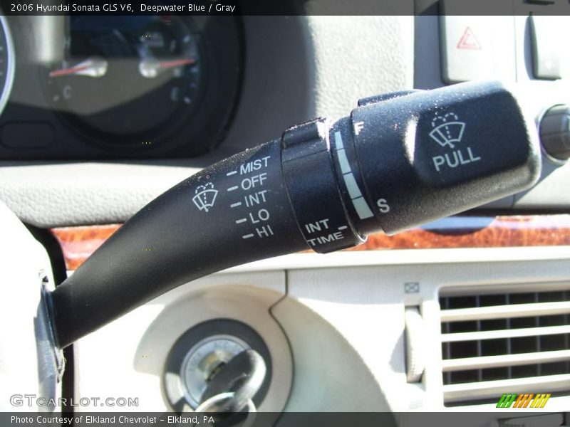Deepwater Blue / Gray 2006 Hyundai Sonata GLS V6