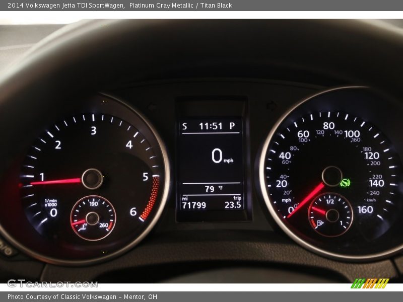 Platinum Gray Metallic / Titan Black 2014 Volkswagen Jetta TDI SportWagen