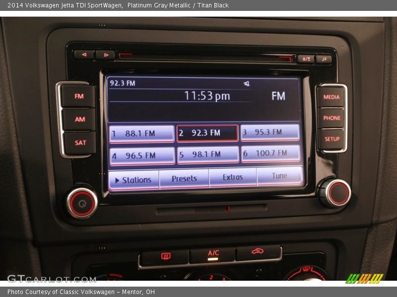 Platinum Gray Metallic / Titan Black 2014 Volkswagen Jetta TDI SportWagen